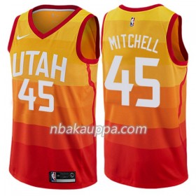 Utah Jazz Donovan Mitchell 45 Nike City Edition Pelipaidat Swingman - Miesten